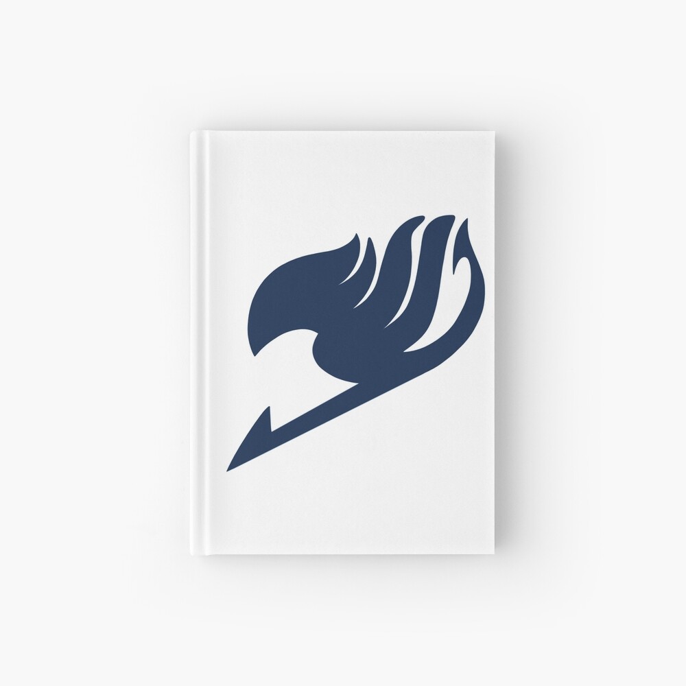 Fairy Tail Guild Mark Navy Blue Gray Fullbuster Hardcover Journal By Geeky Llama Redbubble