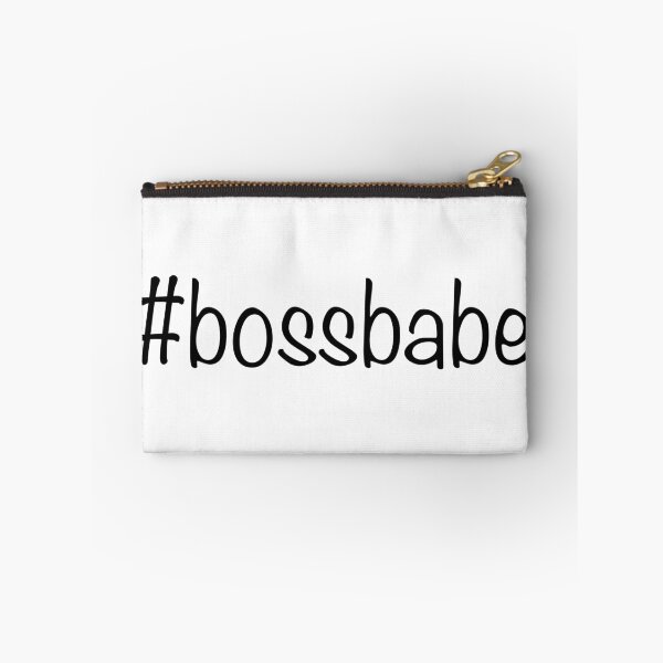 Item preview, #bossbabe text print for girlboss, statement tee designed and sold by Uniskull.