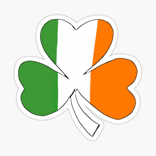 Irish Shamrock Sticker