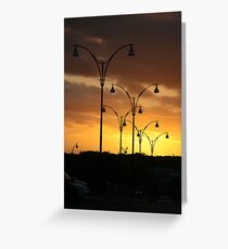 Sunset Silhouette Greeting Card