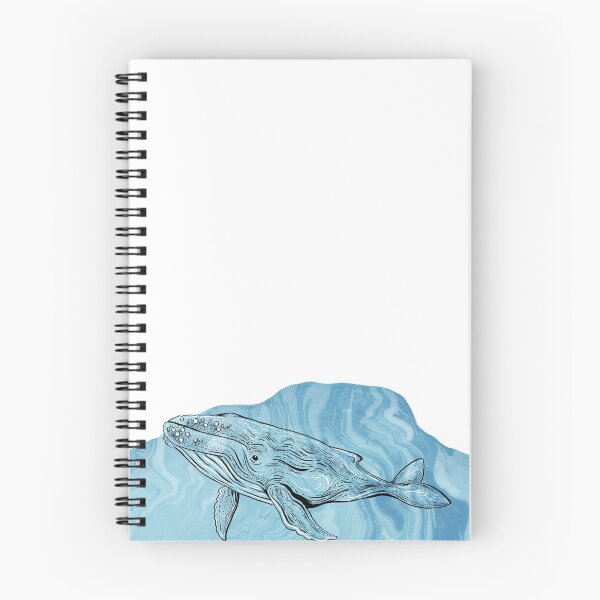 Item preview, Humpback Whale on blue designed and sold by srw110.