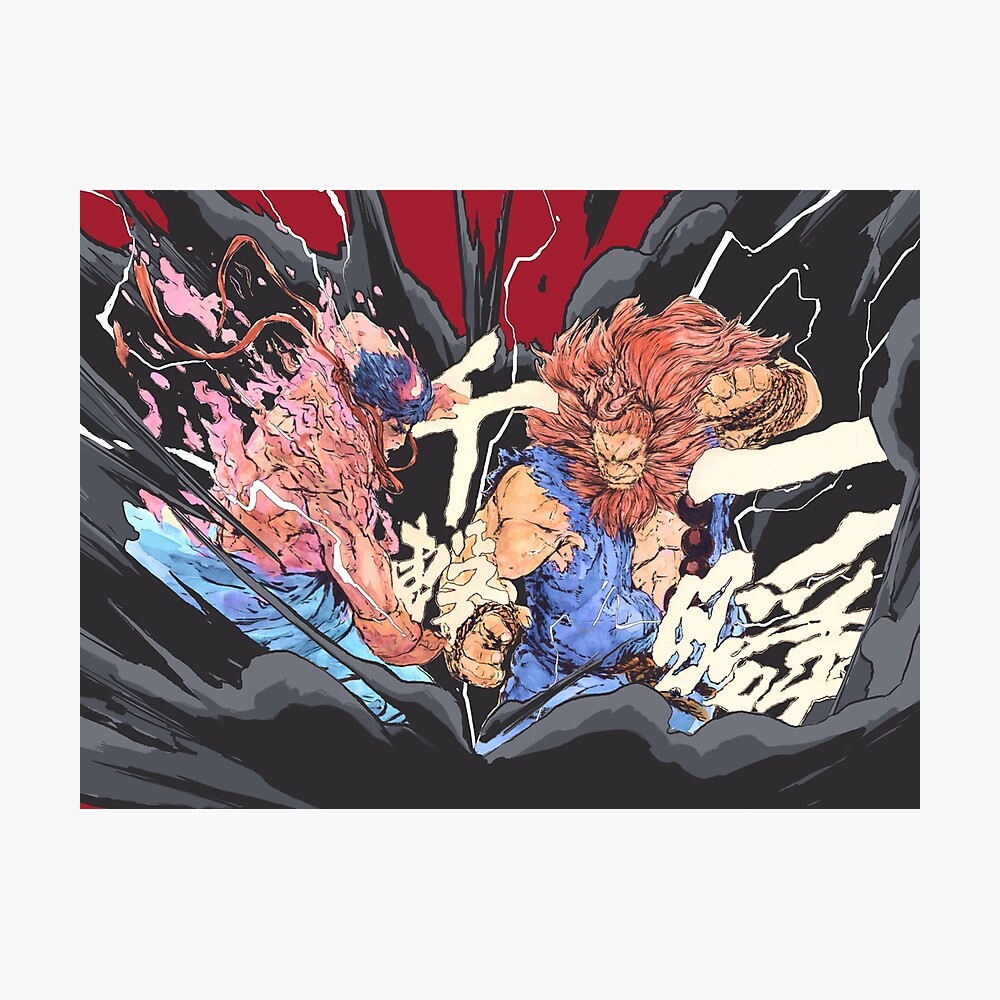 The Raging Demons Kage Evil Ryu Vs Akuma Street Fighter Photographic Print By Cpacarts Redbubble