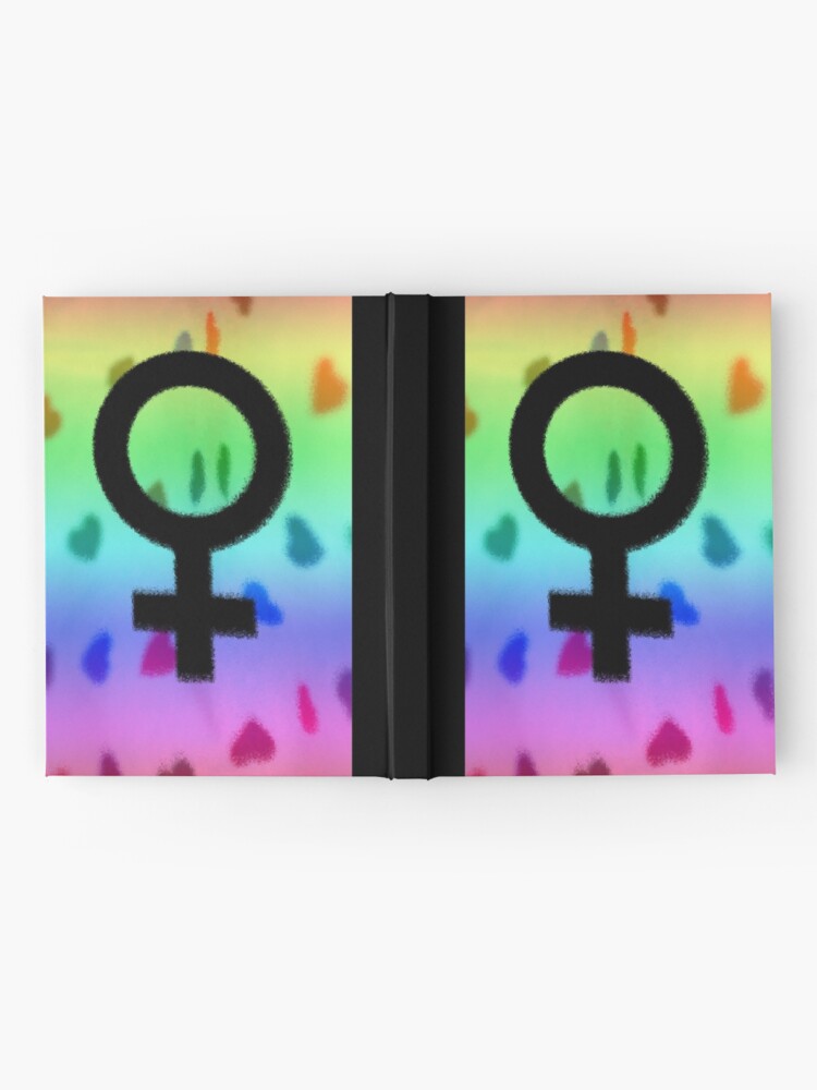 Alternate view of Venus Rainbow Hearts Hardcover Journal