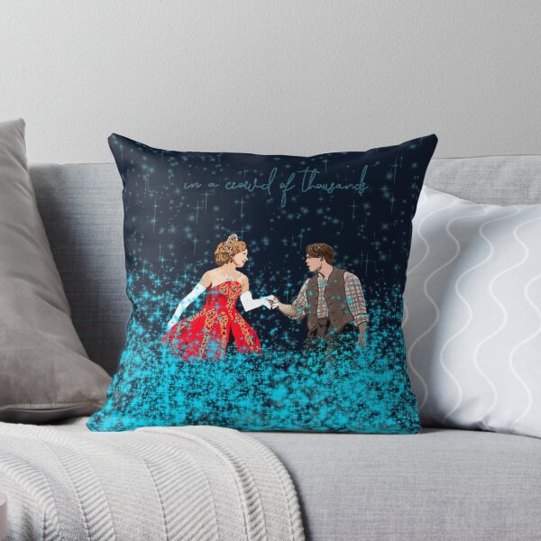 In a Crowd of Thousands Throw Pillow