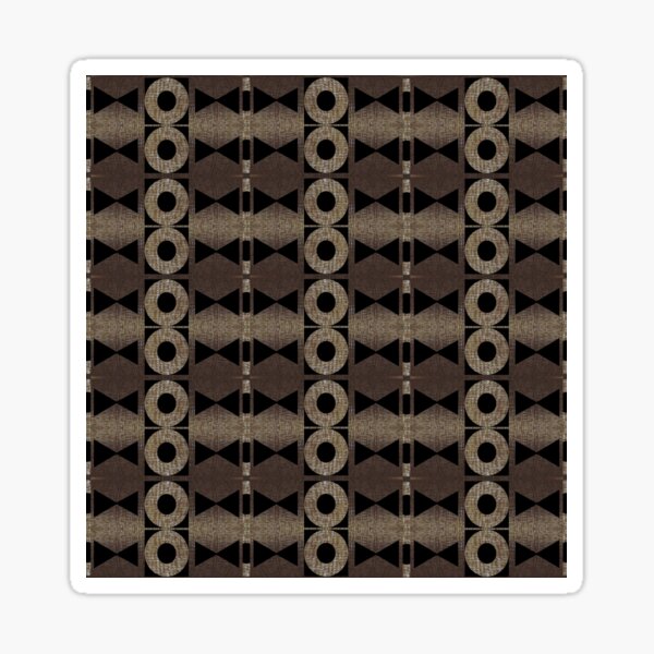 Elegant In Black and Brown Sticker