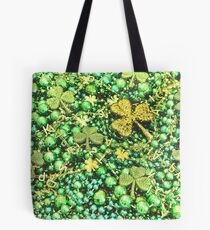 Irische St Patrick Tagesgrüne irische Perlen Tote Bag