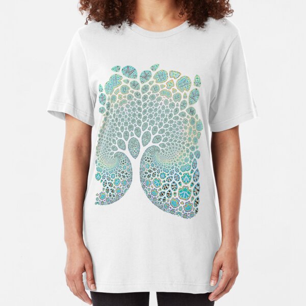 Fractured Tree 1 Slim Fit T-Shirt