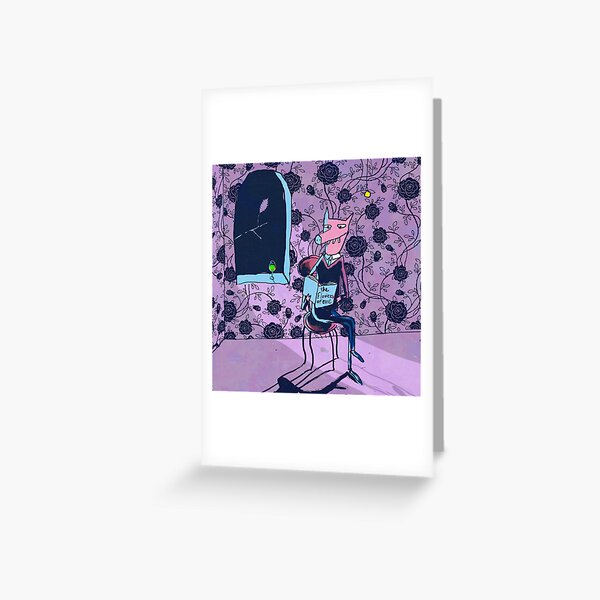 The Flowers of Evil Greeting Card