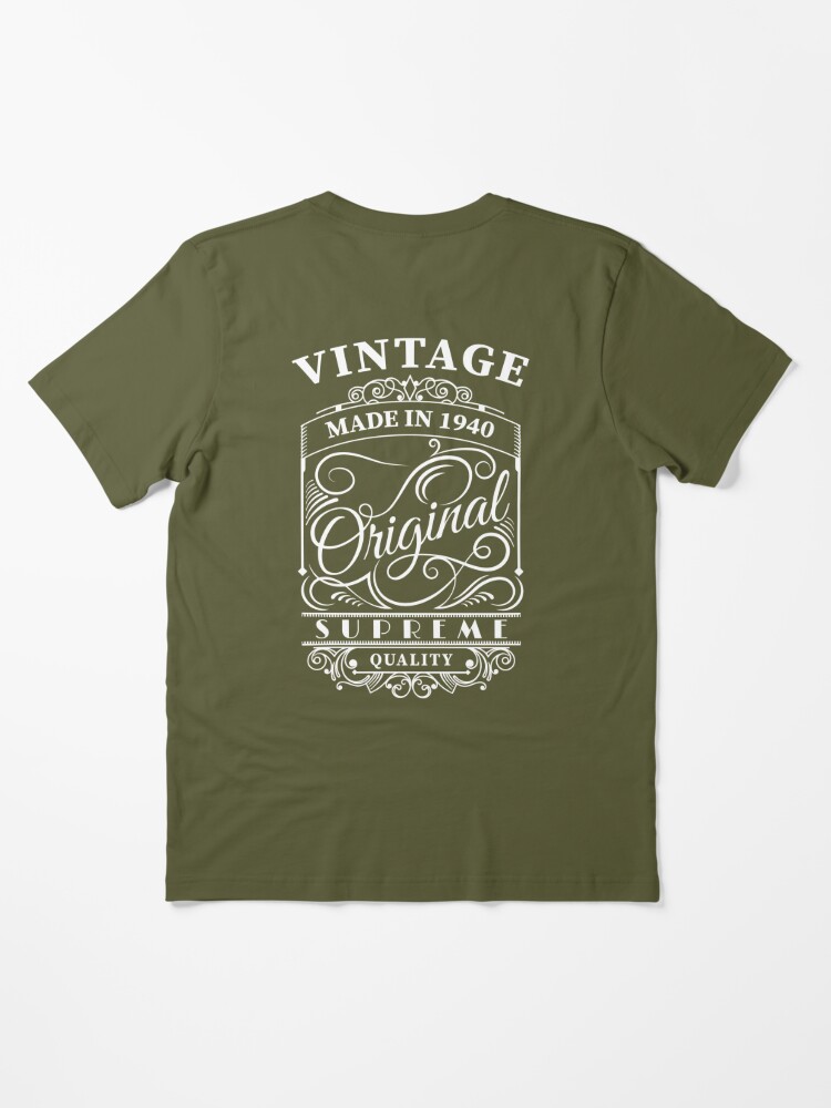 Vintage Made in 1948 Original Supreme Quality Essential T-Shirt