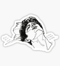 Elio Oliver CMBYN line Art Sticker