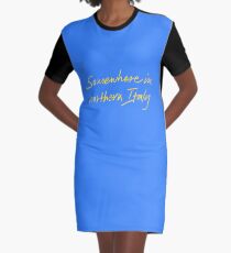 Somewhere in northern Italy CMBYN Graphic T-Shirt Dress
