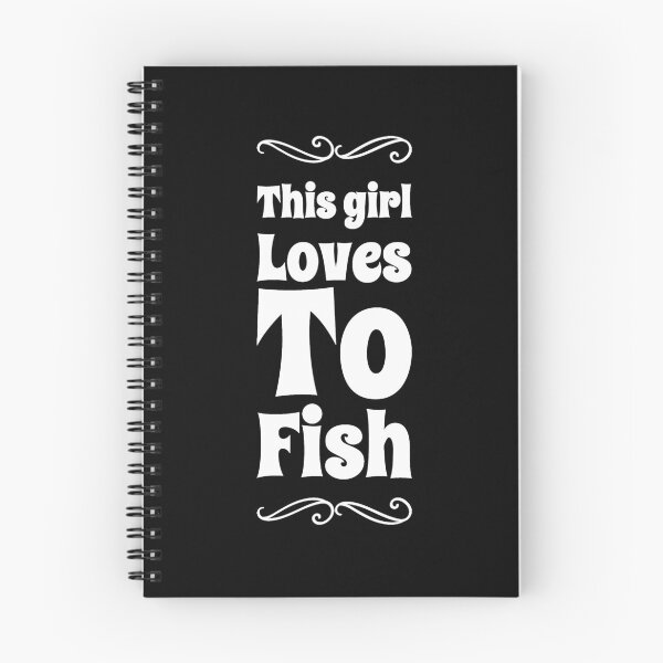 Item preview, This girl Loves to fish - funny fishing designed and sold by Captain Mood.