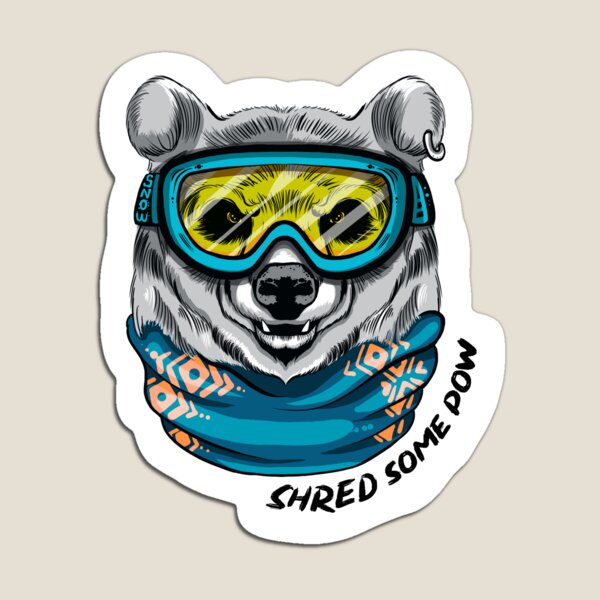Shred the gnar Magnet