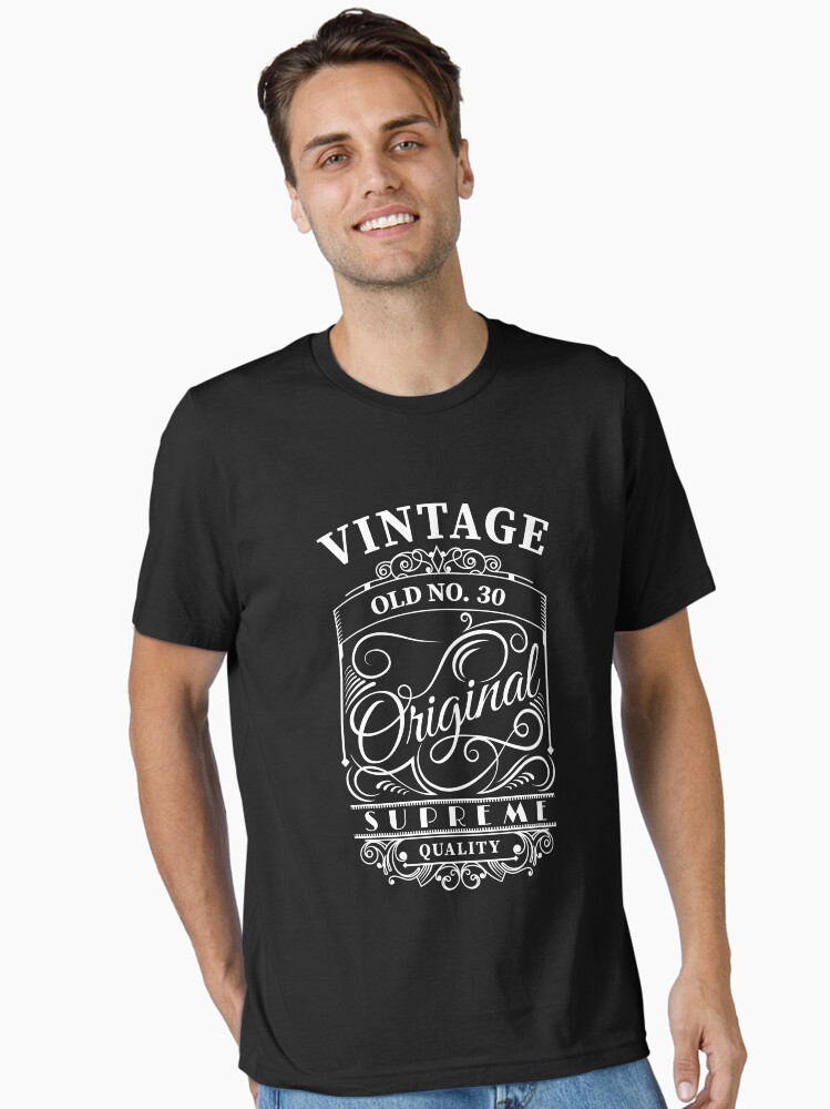 Vintage Old No 30 - 30th birthday gift
