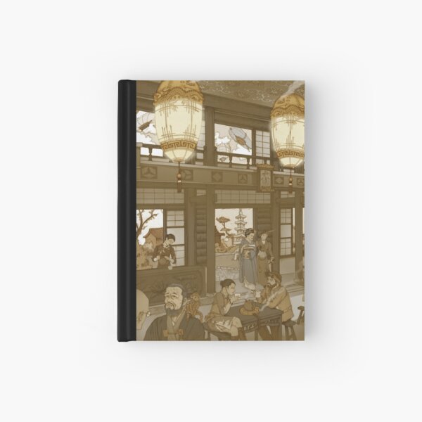 The Heavenly Lotus Tea House Hardcover Journal
