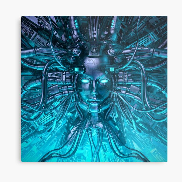 Mind of the Machine Metal Print