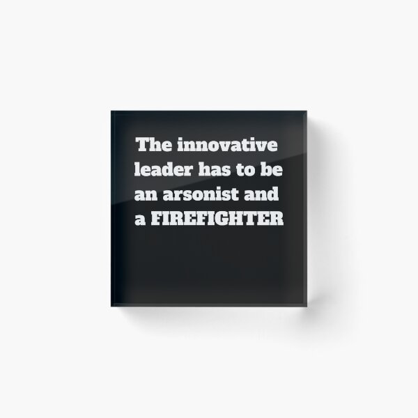 Item preview, Firefighter innovative leader designed and sold by mederDESIGNS.