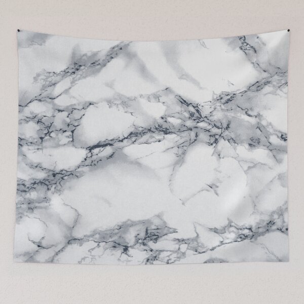 Aperçu de l'œuvre Marbre Blanc Bleu foncé créée et vendue par La Chic.