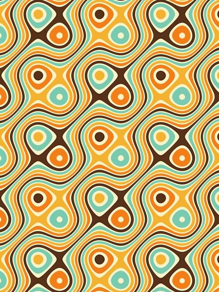Retro psychedelic pattern by colorandpattern