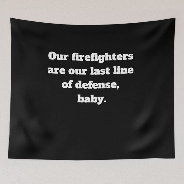 Item preview, Firefighter defense line baby designed and sold by mederDESIGNS.