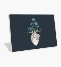 Blumenherz: Menschliches Anatomie-Kornblume-Mutter-Tagesgeschenk Laptop Skin