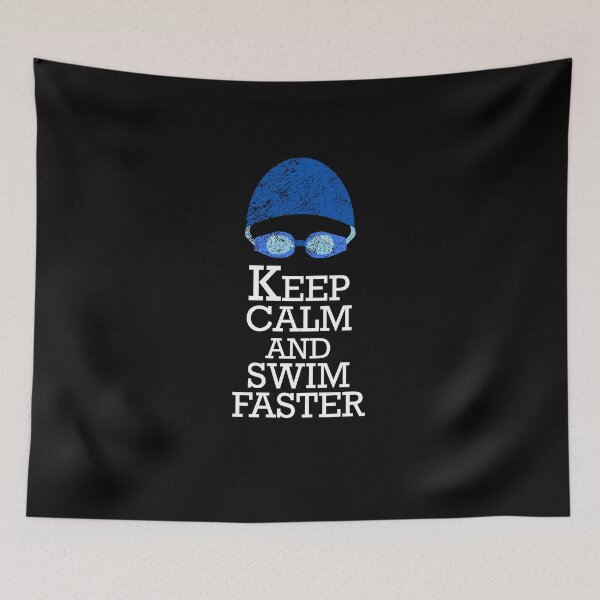 Item preview, Keep Calm And Swim Faster | Gift for swimmers designed and sold by Watersolution.