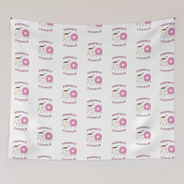 Item preview, Perfect couple design donut and coffee designed and sold by KleinJenny.
