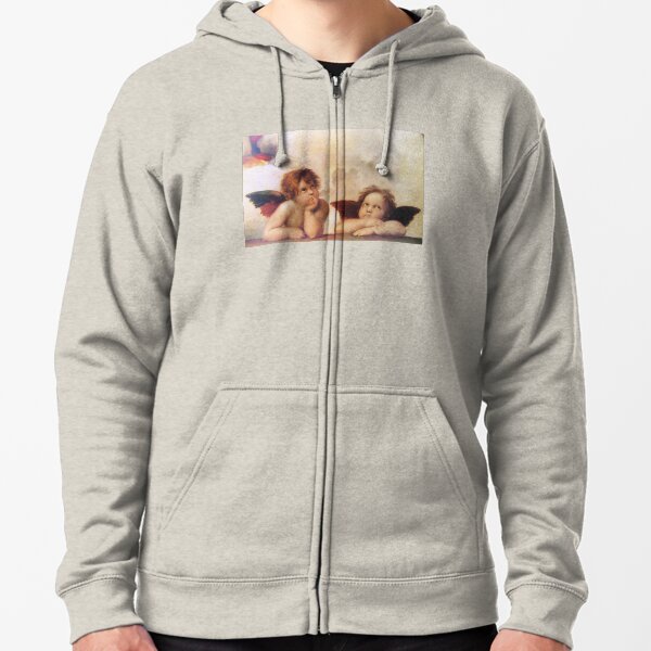Raffaello - Madona Sistina Angels Zipped Hoodie