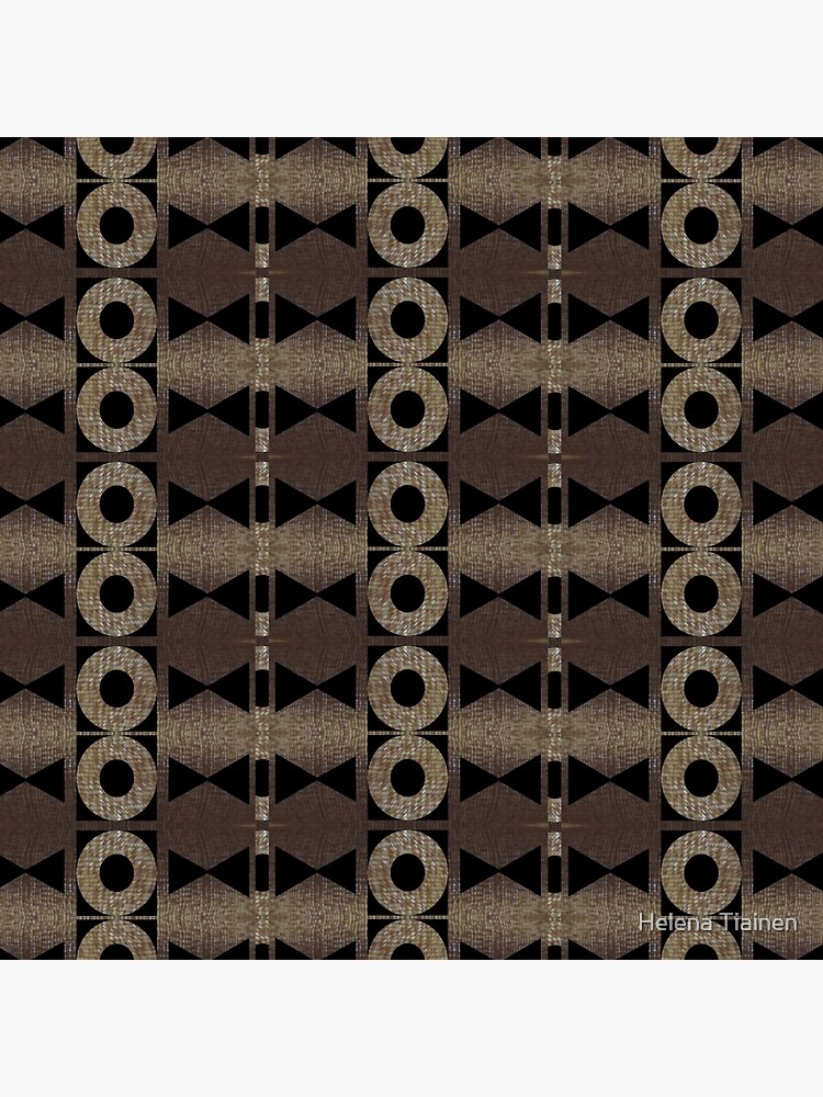 Thumbnail 4 of 4, Pillow, Elegant In Black and Brown designed and sold by helenatiainen.