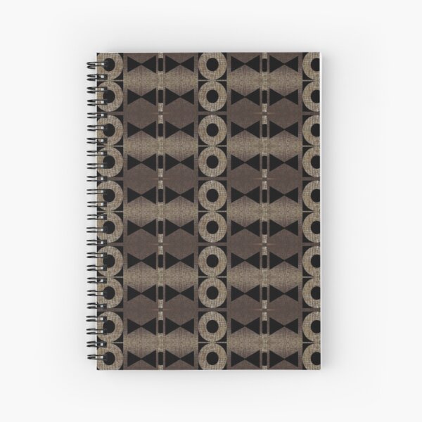 Elegant In Black and Brown Spiral Notebook
