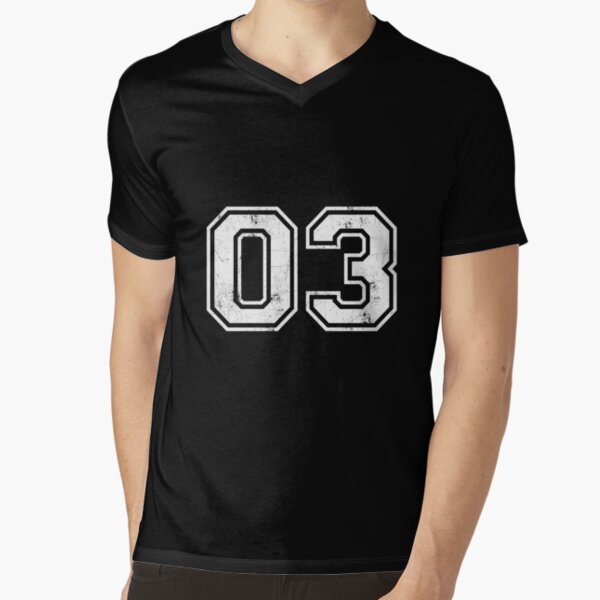 03 jersey jerseys number 3 jersey sports Tote Bag by THE