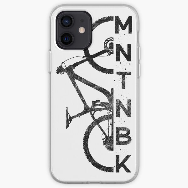 mountain bike MTB cycling cyclist gift iPhone Soft Case