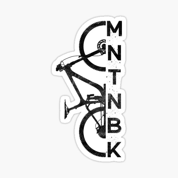 mountain bike MTB cycling cyclist gift Sticker