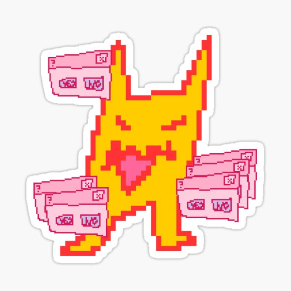 pixel critter Sticker