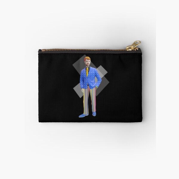 Item preview, Young Bearded Man in a Psychedelic shirt and Blue Spotted Jacket designed and sold by KALEIDOSCOPE UK.