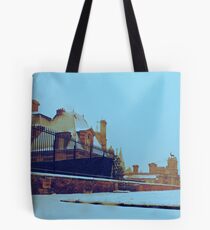 Chateau d'Anet Silver Snow Tote Bag