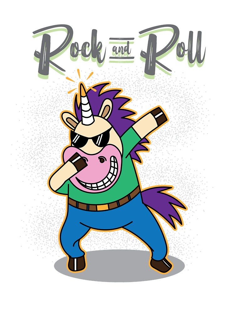 Rock And Roll Unicorn T Shirt For Rockers Kids T Shirt By Hbdigitallabs Redbubble - rock the unicorn apple roblox