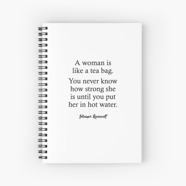 Item preview, A Women Is Like A Tea Bag - Eleanor Roosevelt designed and sold by 1994.
