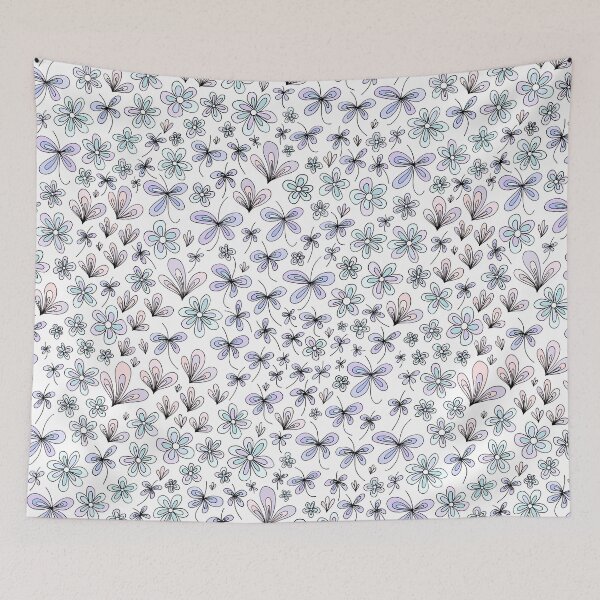 Item preview, Flowers and butterflies designed and sold by Xenia Govorukhina.
