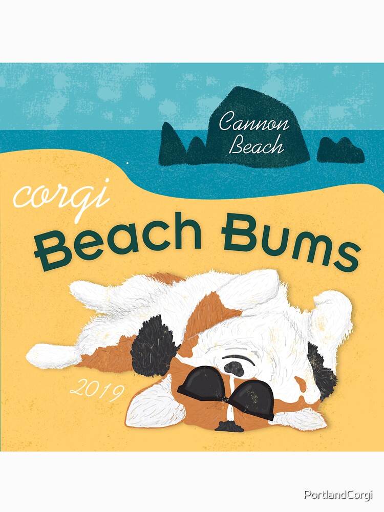 2019 Corgi Beach Bums - Tri Color by PortlandCorgi