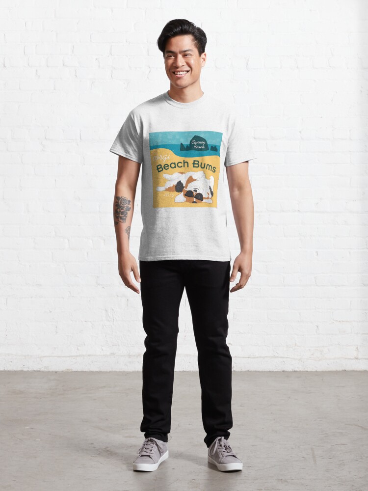 Alternate view of 2019 Corgi Beach Bums - Tri Color Classic T-Shirt