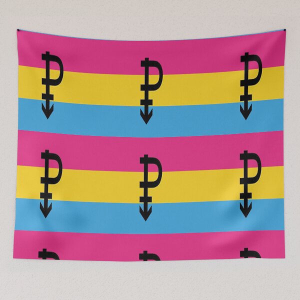 Artikelvorschau, Pansexuelle Stolz-Flagge entworfen und verkauft von SerpentSkyArts.