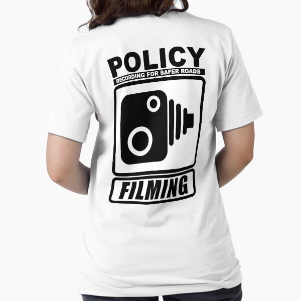 Helmet Action Cam Filming Cycle Safe Long Sleeve T Shirt Recording Warning Motorists Caution Drivers Road Users Video Camera Mount Evidence Bright Hi Viz Mens Cycling Cyclists Top Rider Protection Essential T-Shirt