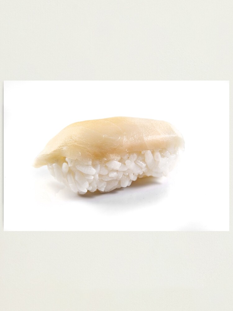 White One Piece Of Sushi Photographic Print By Gbgvphotography Redbubble