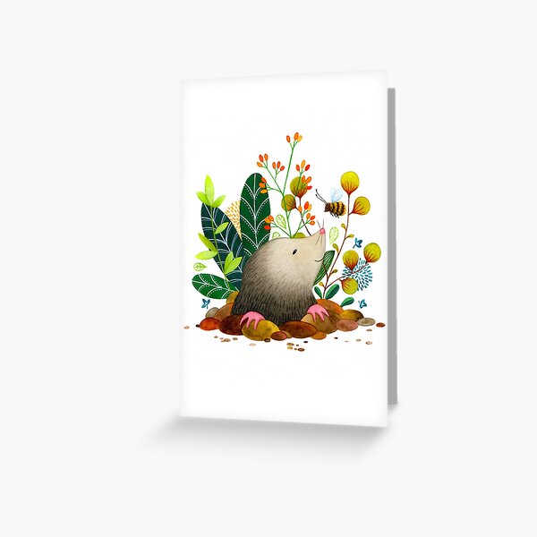 Mole Greeting Card