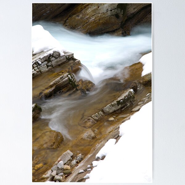 Item preview, Winter dawn in Vintgar Gorge designed and sold by Ian Middleton.