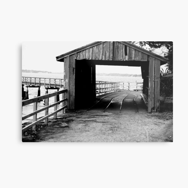 The Boat House Metal Print