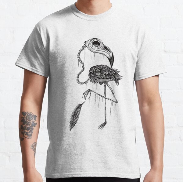 Bone animals: Flamingo, Absurd Art Classic T-Shirt