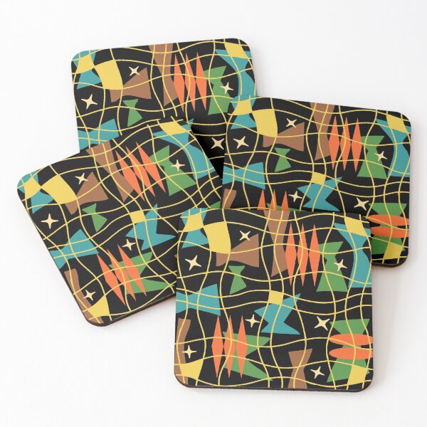 Item preview, Mid Century Modern Abstract Butterfly Composition 476 designed and sold by tonymagnerart.