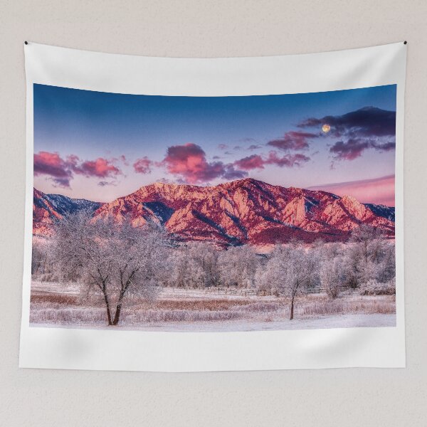 Item preview, Full Moonset Over The Foothills designed and sold by Gregory J Summers.